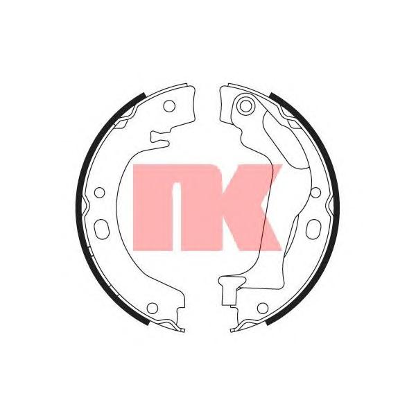 NK - 27 45 748 (Комплект тормозных колодок, стояночная тормозная система)