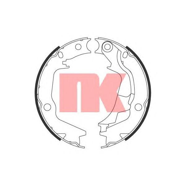 NK - 27 34 788 (Комплект тормозных колодок, стояночная тормозная система)