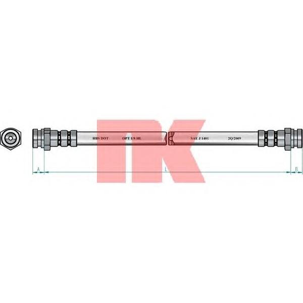 NK - 85 32 71 (Тормозной шланг)