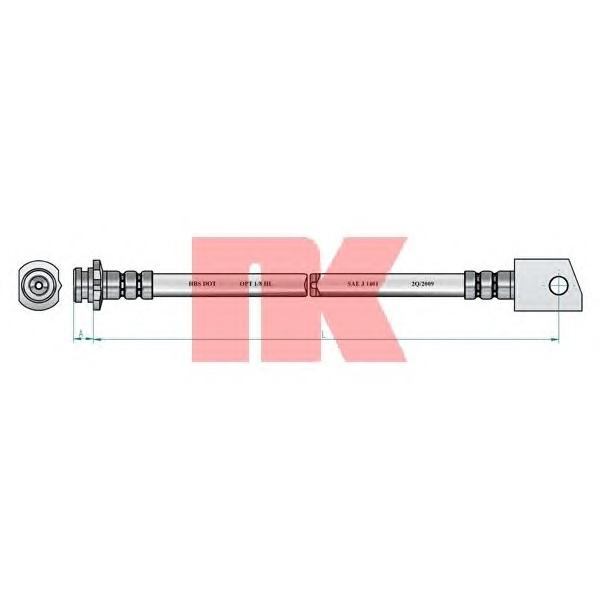 NK - 854547 (Тормозной шланг)
