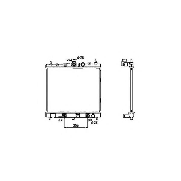 NRF - 53477 (Радиатор охлаждения)