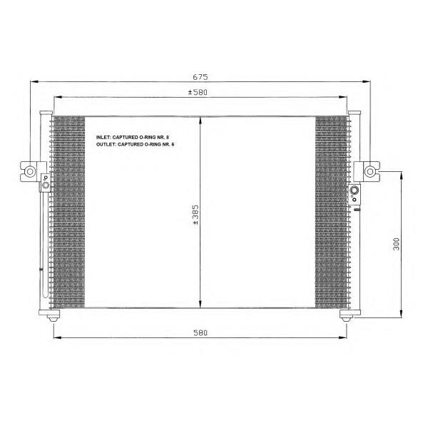 NRF - 35389 (Радиатор кондиционера)