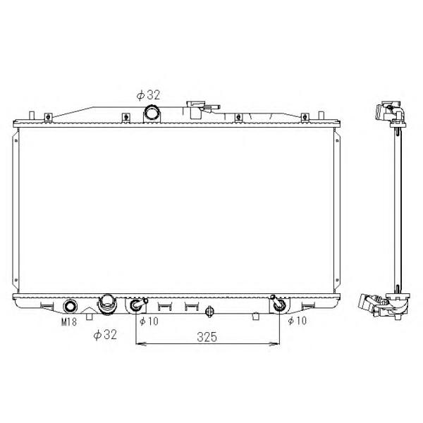NRF - 53391 (Радиатор охлаждения)