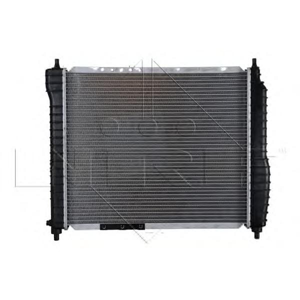 NRF - 53637 (Радиатор охлаждения двигателя 480x415 (МКПП) Chevrolet Aveo (T200/T250))