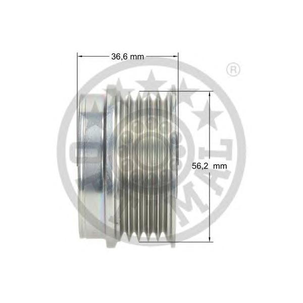 OPTIMAL - F51008 (Муфта свободного хода AUDI A4/A6/VW PASSAT 1.9D)