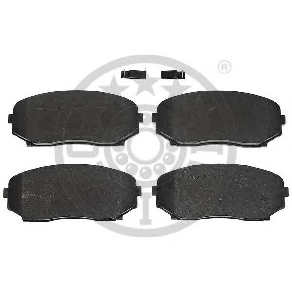 OPTIMAL - 12486 (Колодки тормозные дисковые  комплект MAZDA: CX-7 (ER)  CX-9 (TB))