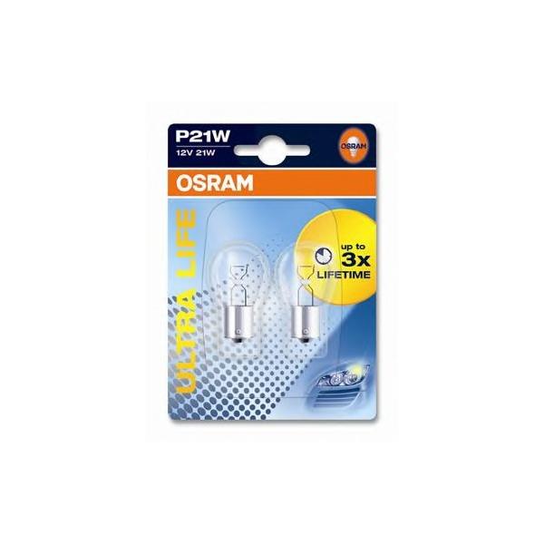 OSRAM - 7506ULT-02B (Лампа ULTRA LIFE P21W 12v 21w (2шт))