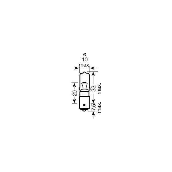 OSRAM - 64136 (Лампа накаливания H21W 12V 21W BAY9s)