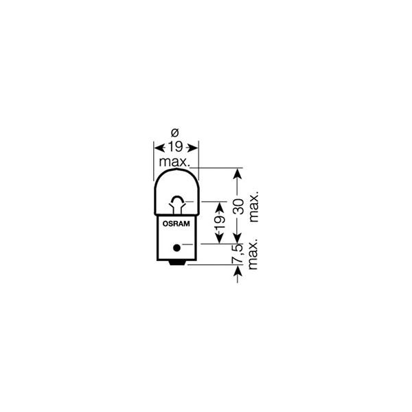OSRAM - 5007ULT (Лампа ULTRA LIFE R5W 12v 5w)