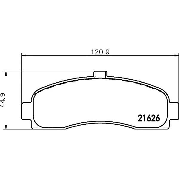 PAGID - T3022 (Колодки тормозные)