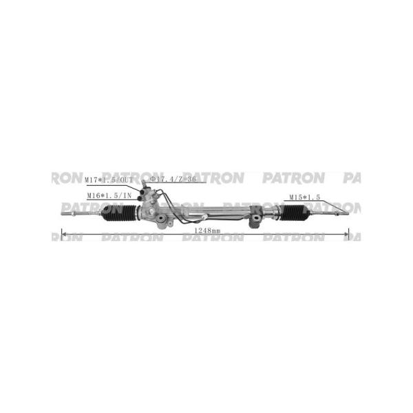 PATRON - PSG3189 (Рейка рулевая гидравлическая TOYOTA: 4RUNNER,LAND CRUISER PRADO,LEXUS GX470 2002-10)