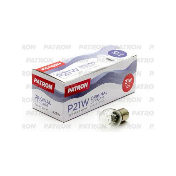 PATRON - PLS25-21 (Лампа накаливания (10шт в упаковке) P21W 12V 21W BA15s)