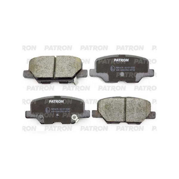 PATRON - PBP1676 (Колодки тормозные дисковые зад. Mazda 6 13-)