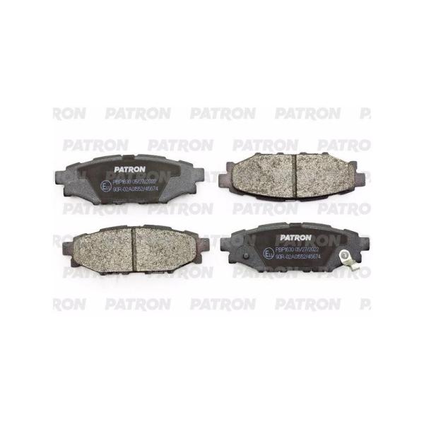 PATRON - PBP1630 (Колодки тормозные дисковые зад. SUBARU: LEGACY IV 03-, LEGACY IV универсал 03-, OUTBACK 03-)
