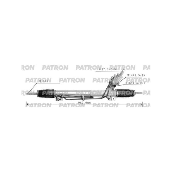 PATRON - PSG3007 (Рейка рулевая гидравлическая BMW: 5 (E39) , 5 Touring (E39) 1995-03 ZF)