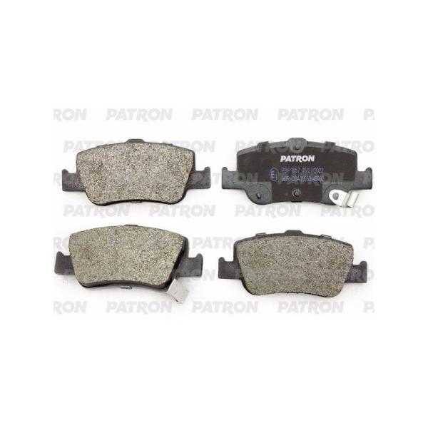 PATRON - PBP1657 (Колодки тормозные дисковые зад. TOYOTA: ALTIS седан (E15 , E14 ) 07-, AURIS ( ZE15 , RE15 ) 06-, COROLLA ( E11 ) 97-02 , COROLLA седан ( E12J , E12T)
