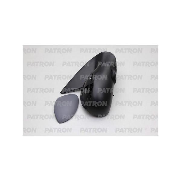 PATRON - PMG2908M02 (Зеркало наружное в сборе прав, электр, с подогр, выпукл, грунт,с датч темпер PEUGEOT: 206 - 03-05)