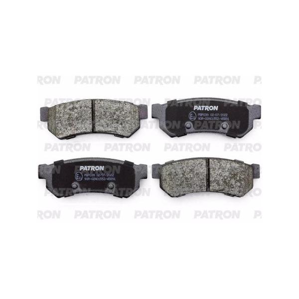 PATRON - PBP039 (Колодки тормозные дисковые CHEVROLET: LACETTI 05-, NUBIRA седан 05-, NUBIRA универсал 05-/ DAEWOO: L)