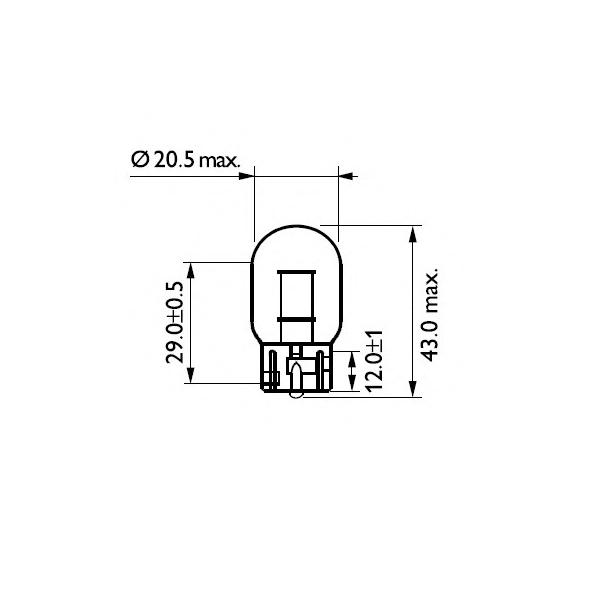PHILIPS - 12065CP (Лампа накаливания 21W)