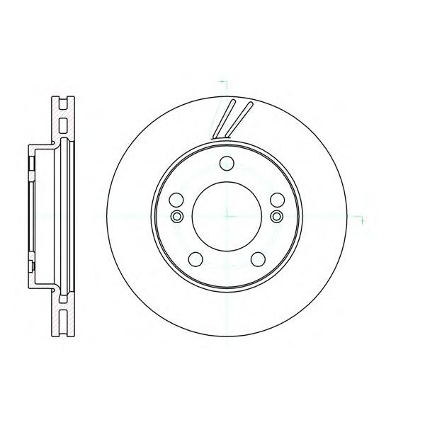 REMSA - 61040.10 (Диск тормозной передний 294x28 #)