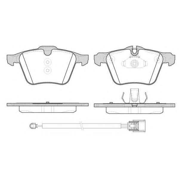REMSA - 1217.02 (1217 02 колодки дисковые передние!/ Volvo V70/XC70 1.6-3.2/1.6D-2.4D 07>)