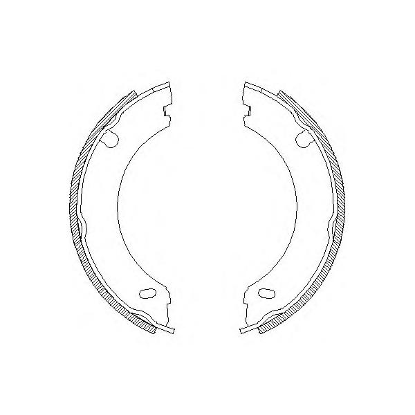REMSA - 4696.00 (колодки барабанные ручника/ Volvo 740/760/940/960/S90 all <98 Multilin.)