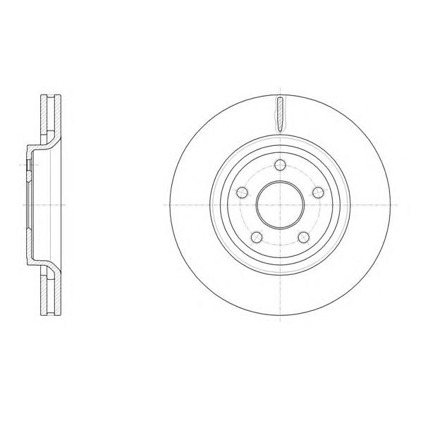 REMSA - 6151210 (Тормозной диск)