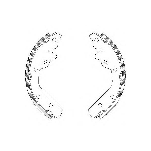 REMSA - 4031.00 (колодки барабанные/ Chrysler Neon 1.8/2.0 94-99 без ABS.)