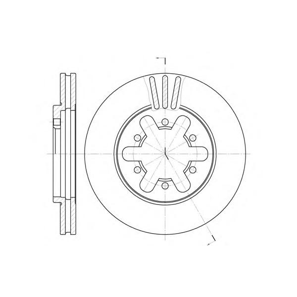 ROAD HOUSE - 645010 (Диск тормозной)