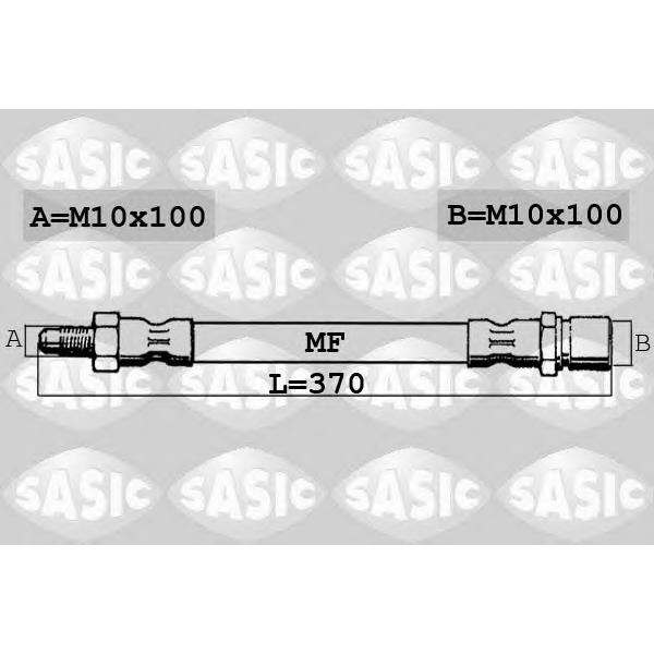 SASIC - 6606182 (Шланг тормозной Ford Focus)