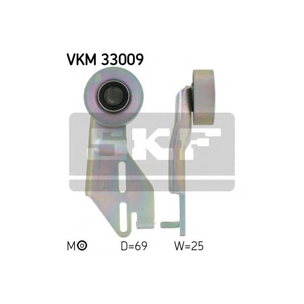 SKF - VKM33009 (ролик нат. без г/у/ Peugeot 106 1.5D 91>)