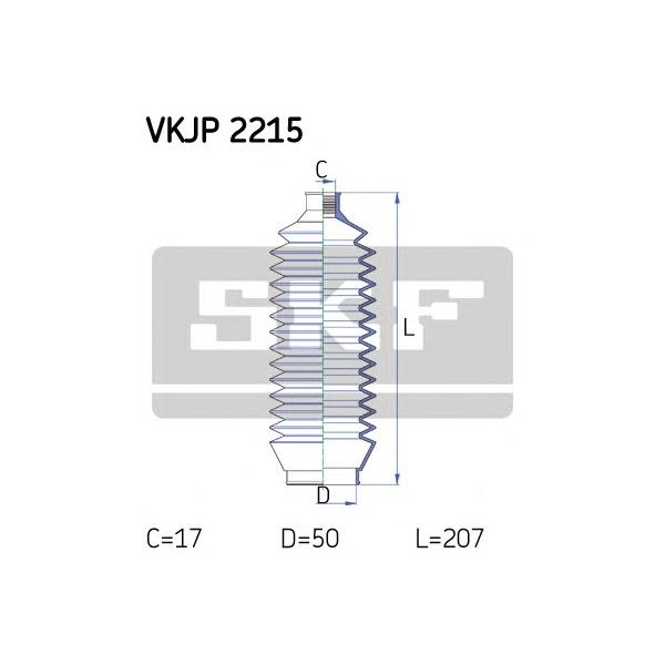 SKF - VKJP2215 (комплект натяжителя ремня генератора)