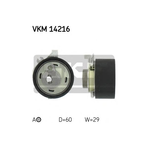 SKF - VKM14216 (Ролик натяжной ремня ГРМ)