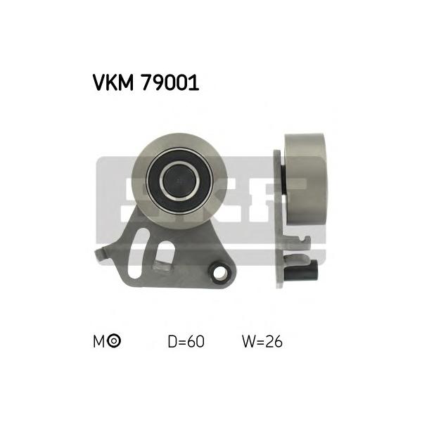 SKF - VKM79001 (ролик нат. ГРМ/ Isuzu Trooper 2.3 86-88/Fargo/Pickup 1.6-2.3 86>)