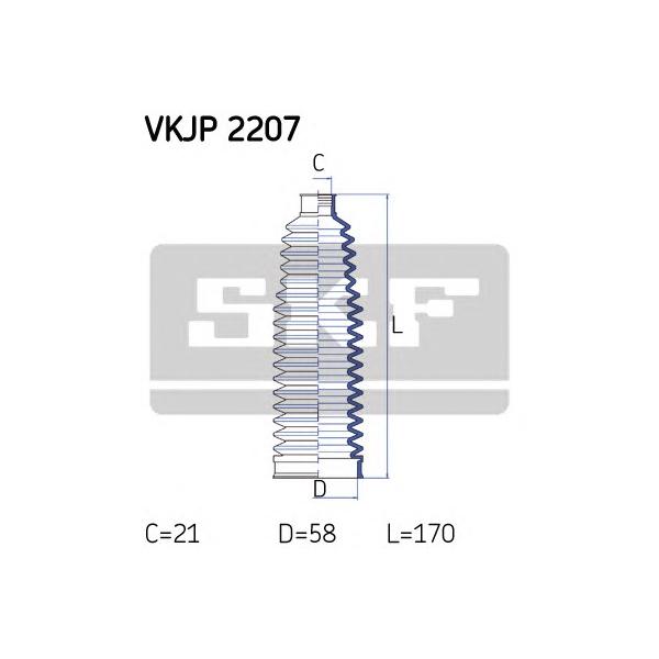 SKF - VKJP2207 (комплект натяжителя ремня генератора)
