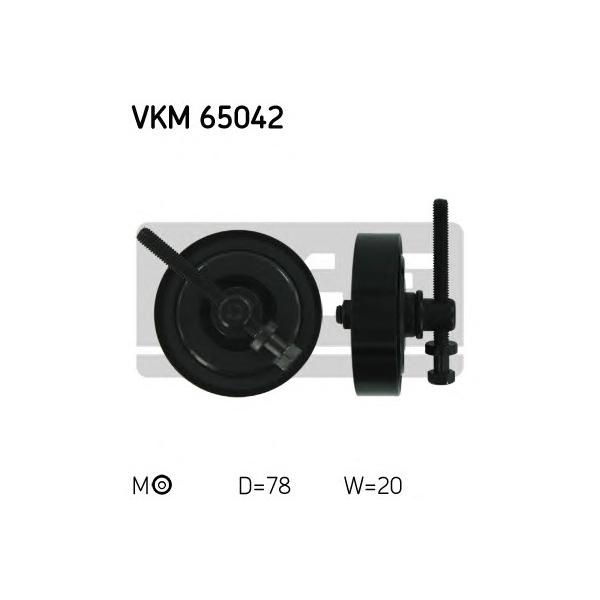 SKF - VKM65042 (VKM65042 ролик натяжной ремня НО!/ Hyundai Tucson, KIA Sportage 2.0 04-10)