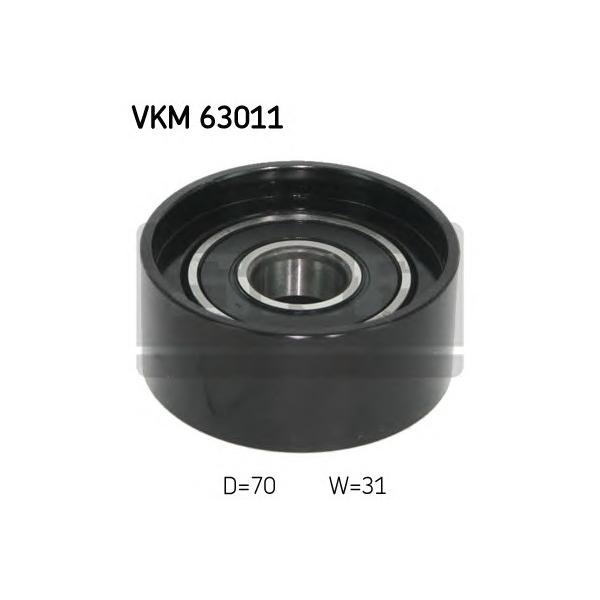 SKF - VKM63011 (Ролик промежуточный поликлинового ремня)