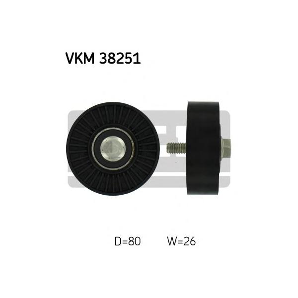 SKF - VKM38251 (ролик обв./ BMW E60/E61 2.3-3.0 05>)
