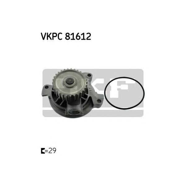 SKF - VKPC 81612 (Насос вод A80/A100 2,2/2,3 91-> (PA 591))