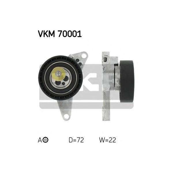 SKF - VKM70001 (Ролик натяжной ремня ГРМ Espero 1.8/2.0)