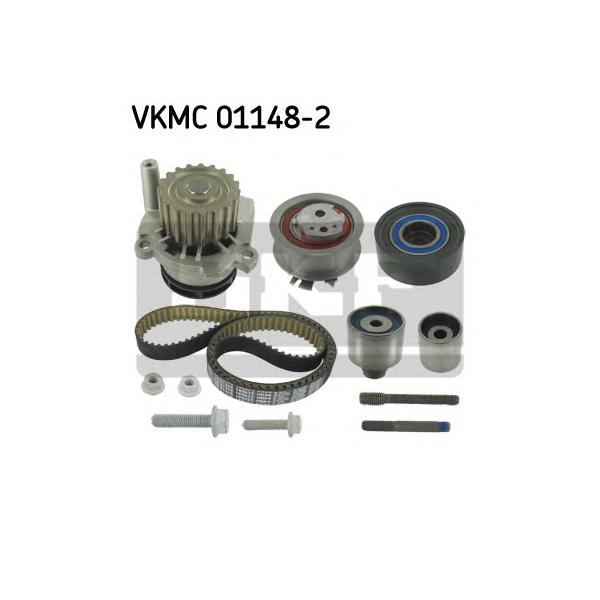 SKF - VKMC 01148-2 (Комплект ремня грм VAG 1.6TDI-2.0TDI 08- (с помпой))