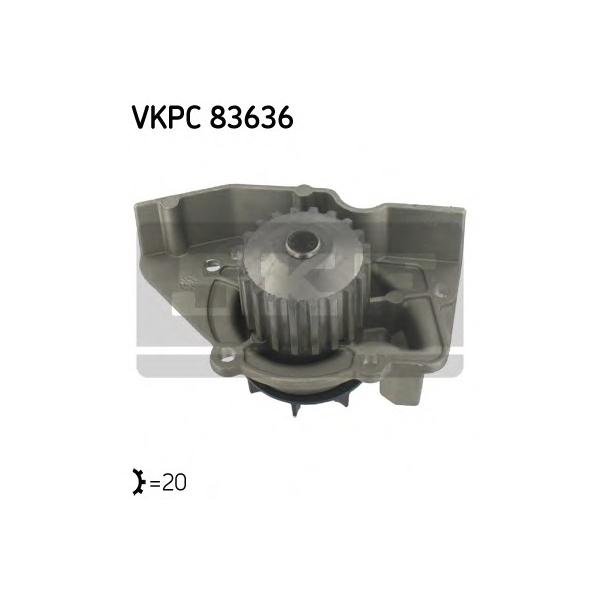 SKF - VKPC83636 (Водяная помпа VKPC83636)