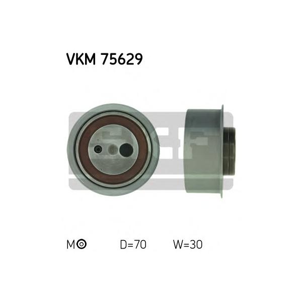 SKF - VKM75629 (Ролик натяжной ремня ГРМ с/о)