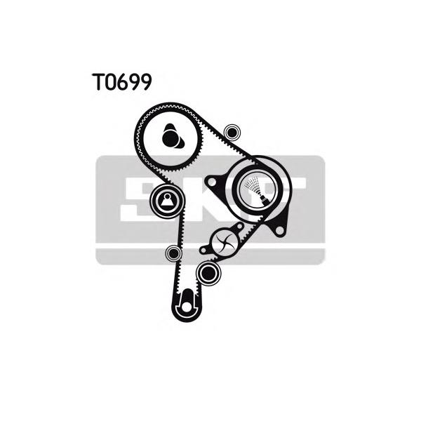 SKF - VKMA01251 (ремкомплект ГРМ/ Skoda Octavia, Audi A3,VW Bora/Golf/Polo 1.9TDi/SDi 9)