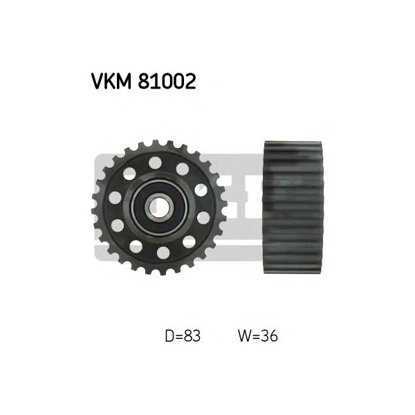 SKF - VKM81002 (ролик обв.ГРМ/Toyota Hiace/LandCruser2.4D-2.8D 88>)