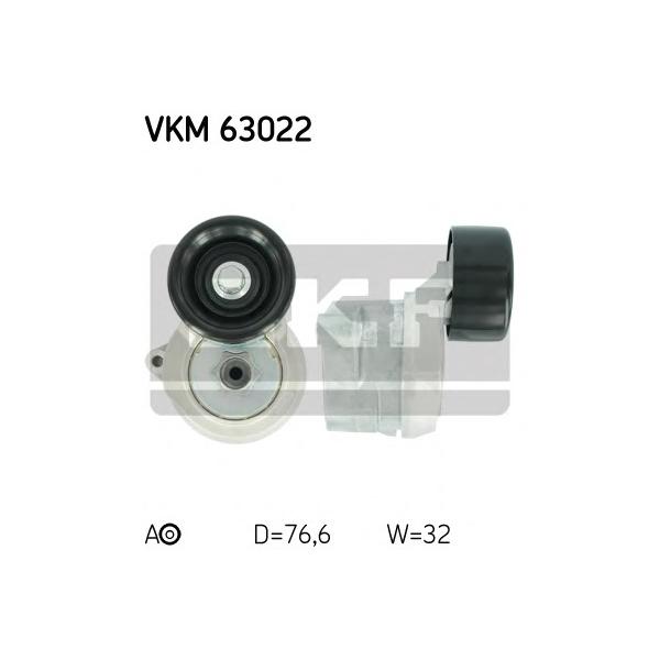 SKF - VKM 63022 (Натяжитель ремня приводного HONDA ACCORD 2.4 08-)