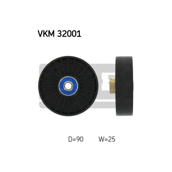 SKF - VKM32001 (ролик обв. с конд./ Fiat Bravo/Marea 1.4/1.8 95-01)