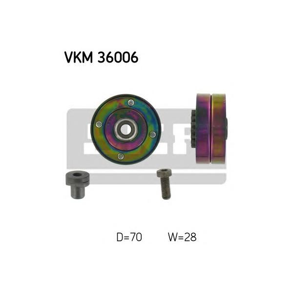 SKF - VKM36006 (ролик нат./ Renault R19/Laguna/Megane 1.8/2.0 89>)