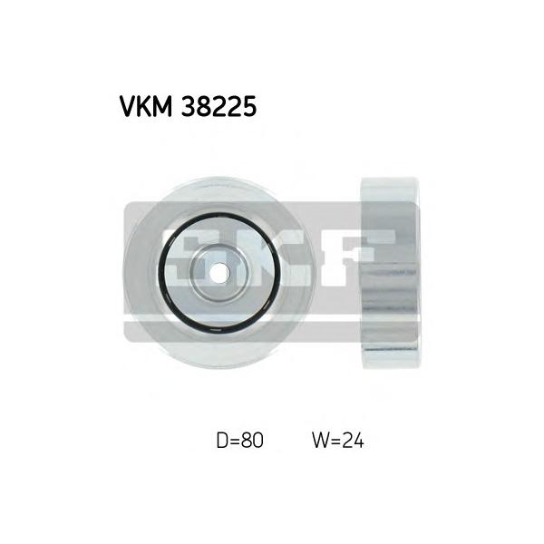 SKF - VKM38225 (ролик обв. ген./BMW E34/36/38/39,Opel Omega 1.8TDs-2.5TDs 91>)