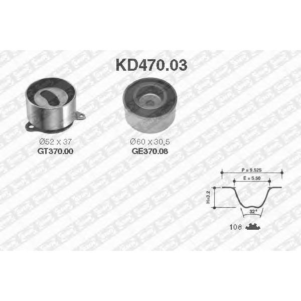 NTN-SNR - KD470.03 (Ролик натяжителя)